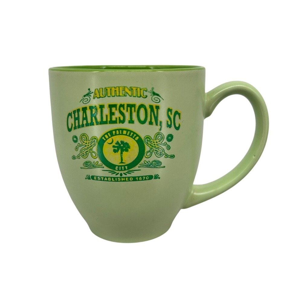 Authentic Charleston SC‎ The Palmetto City Mug Green